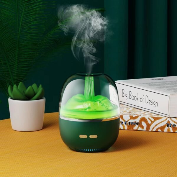 Air Humidifier Essential Oil Ultrasonic Aromatherapy Atomizer Colorful Light Heavy Fog Volume Office Home Accessories - Image 2