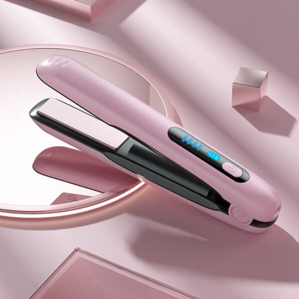 Wireless Hair Straightener Flat Iron Mini 2 IN 1 Roller USB 5000mAh Max 200 Degree Portable Cordless Curler 4 Levels Dry And Wet Uses - Image 6