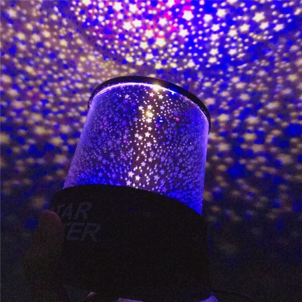 LED Night Light Projector Lamp Colorful Star Light (Random Color) - Image 2