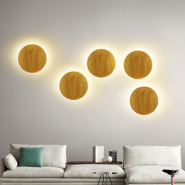 Log Art Wall Lamp - Image 9