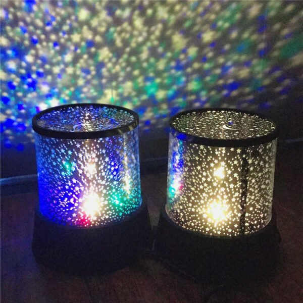 LED Night Light Projector Lamp Colorful Star Light (Random Color) - Image 5