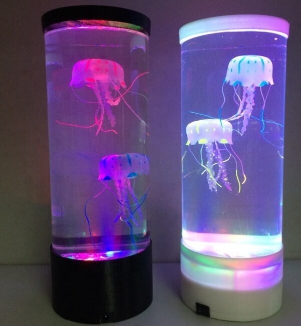 LED Jellyfish Aquarium Lamp Night Light USB Powered - Image 6