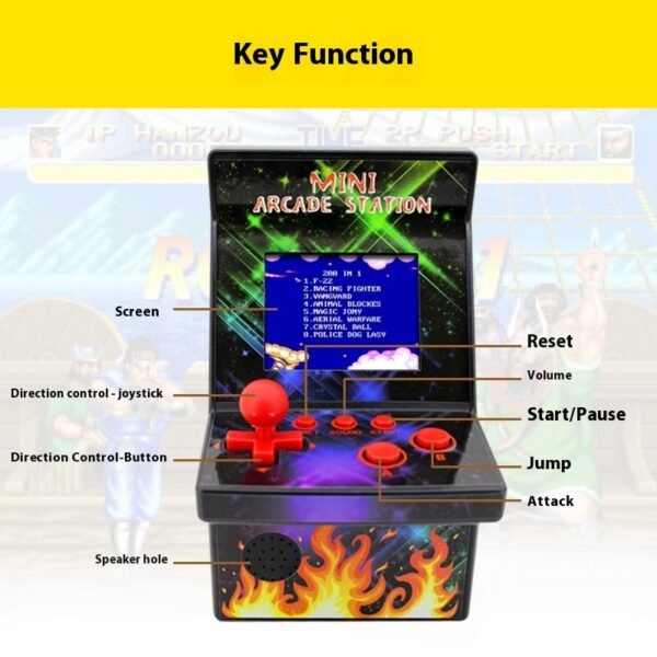 Mini Handheld Game Machine Children's Nostalgia Small Arcade - Image 4