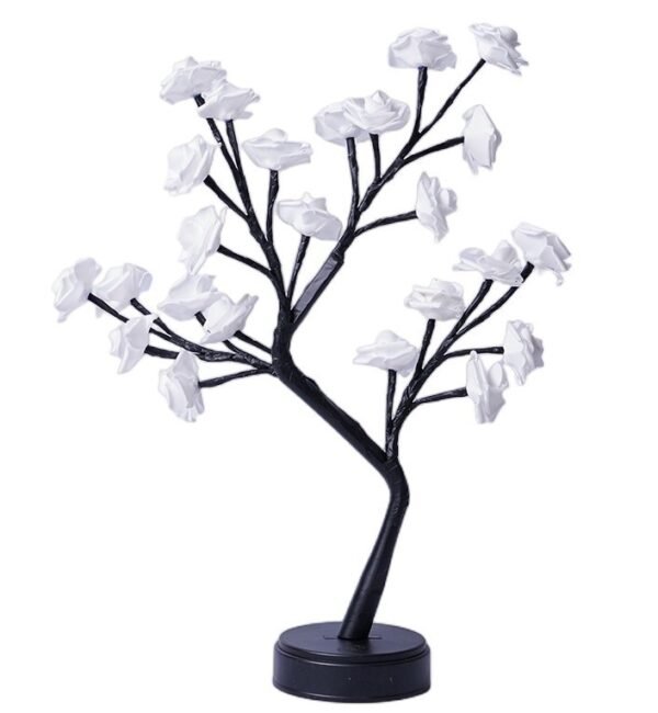 Table Lamp Flower Tree Rose Lamps Fairy Desk Night Lights USB Operated Gifts For Wedding Valentine Christmas Decoration - Image 3