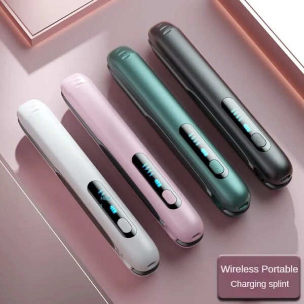 Wireless Hair Straightener Flat Iron Mini 2 IN 1 Roller USB 5000mAh Max 200 Degree Portable Cordless Curler 4 Levels Dry And Wet Uses - Image 2