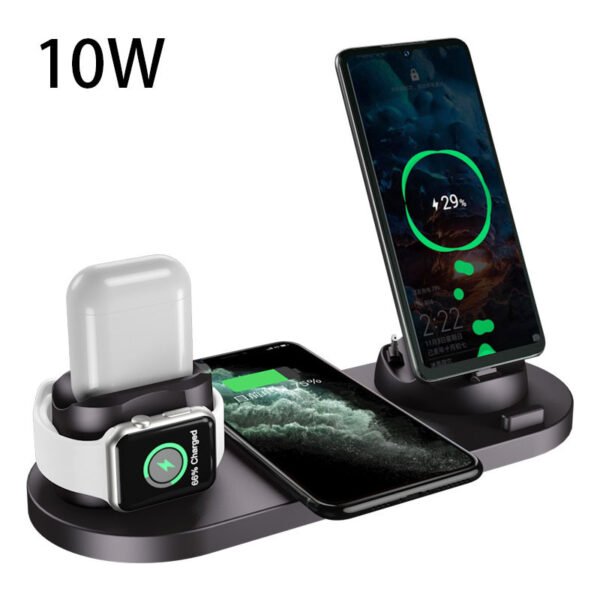 Wireless Charger For IPhone Fast Charger For Phone Fast Charging Pad For Phone Watch 6 In 1 Charging Dock Station - Image 7