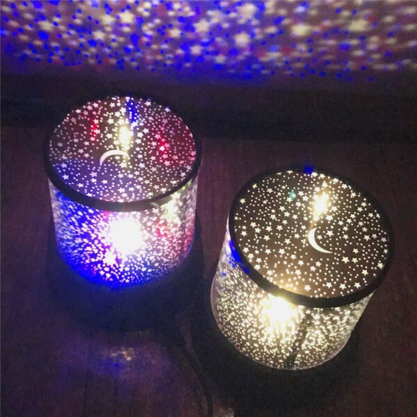 LED Night Light Projector Lamp Colorful Star Light (Random Color) - Image 7