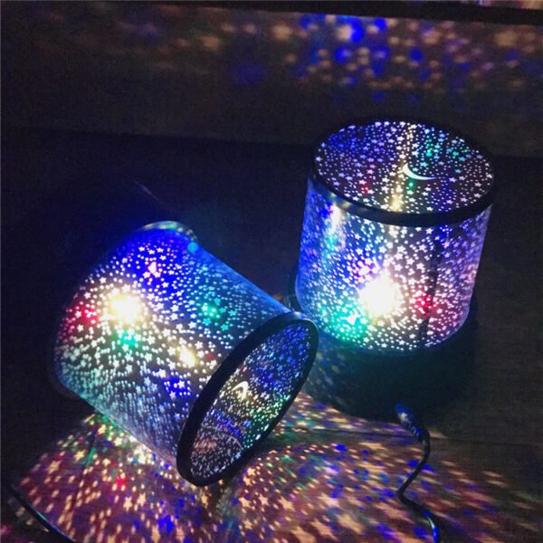 LED Night Light Projector Lamp Colorful Star Light (Random Color) - Image 6