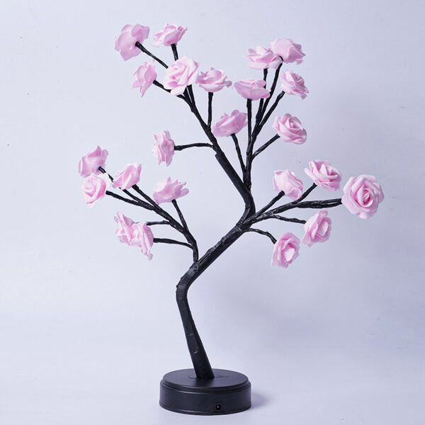 Table Lamp Flower Tree Rose Lamps Fairy Desk Night Lights USB Operated Gifts For Wedding Valentine Christmas Decoration - Image 6