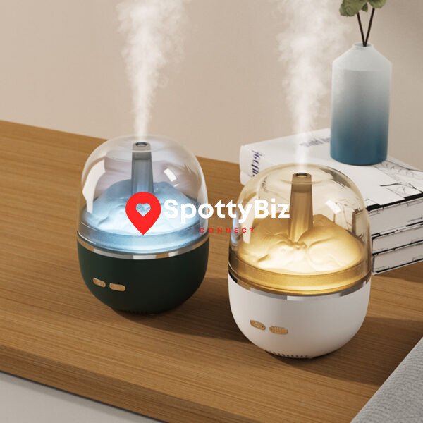 Air Humidifier Essential Oil Ultrasonic Aromatherapy Atomizer Colorful Light Heavy Fog Volume Office Home Accessories