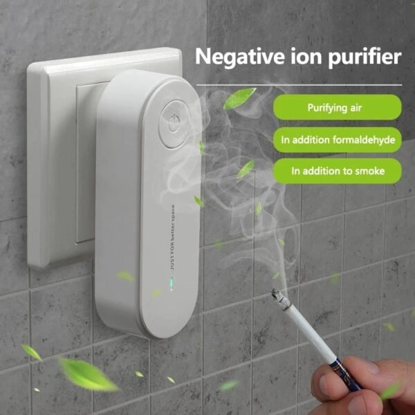 Mini Portable Air Purifier Anion Air Purification Air Freshener Ionizer Cleaner Dust Cigarette Smoke Remover Toilet Deodorant - Image 6