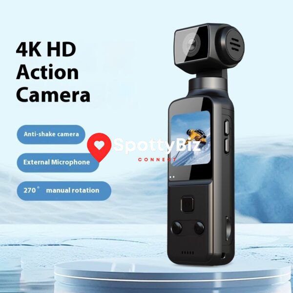 4K HD Anti Shake Pocket Sports Camera Mini